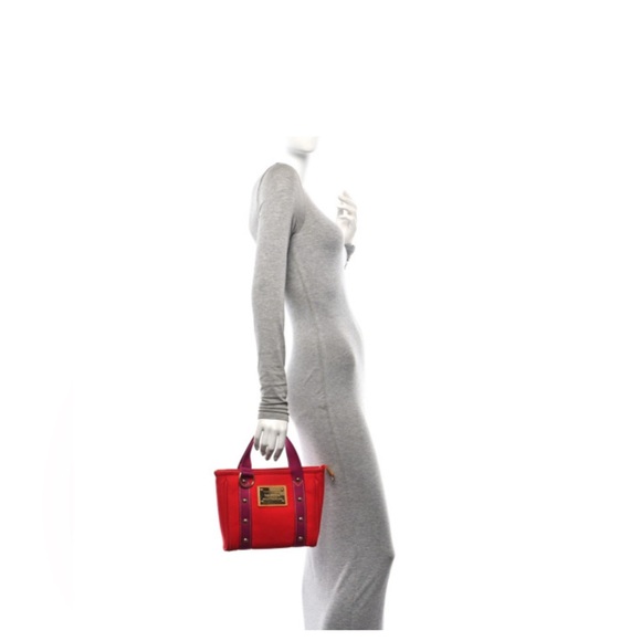 Louis Vuitton Red Canvas Antiqua Tote Small - Picture 12 of 12